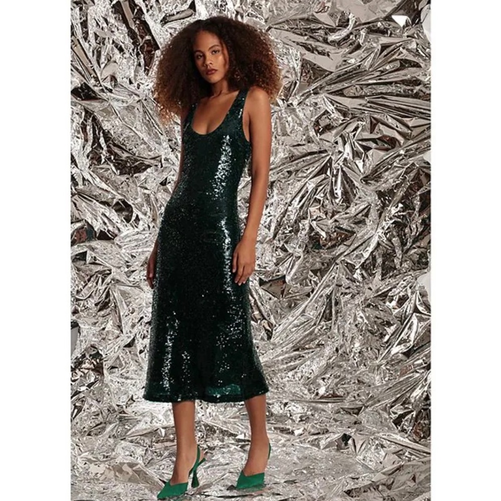 Occassion Sequin Midi Dress - Picture 3 of 13